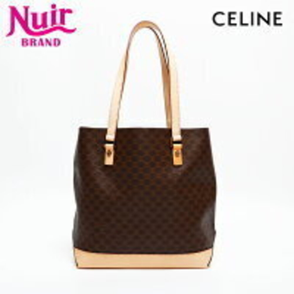 Celine Macadam Tote Bag Brown